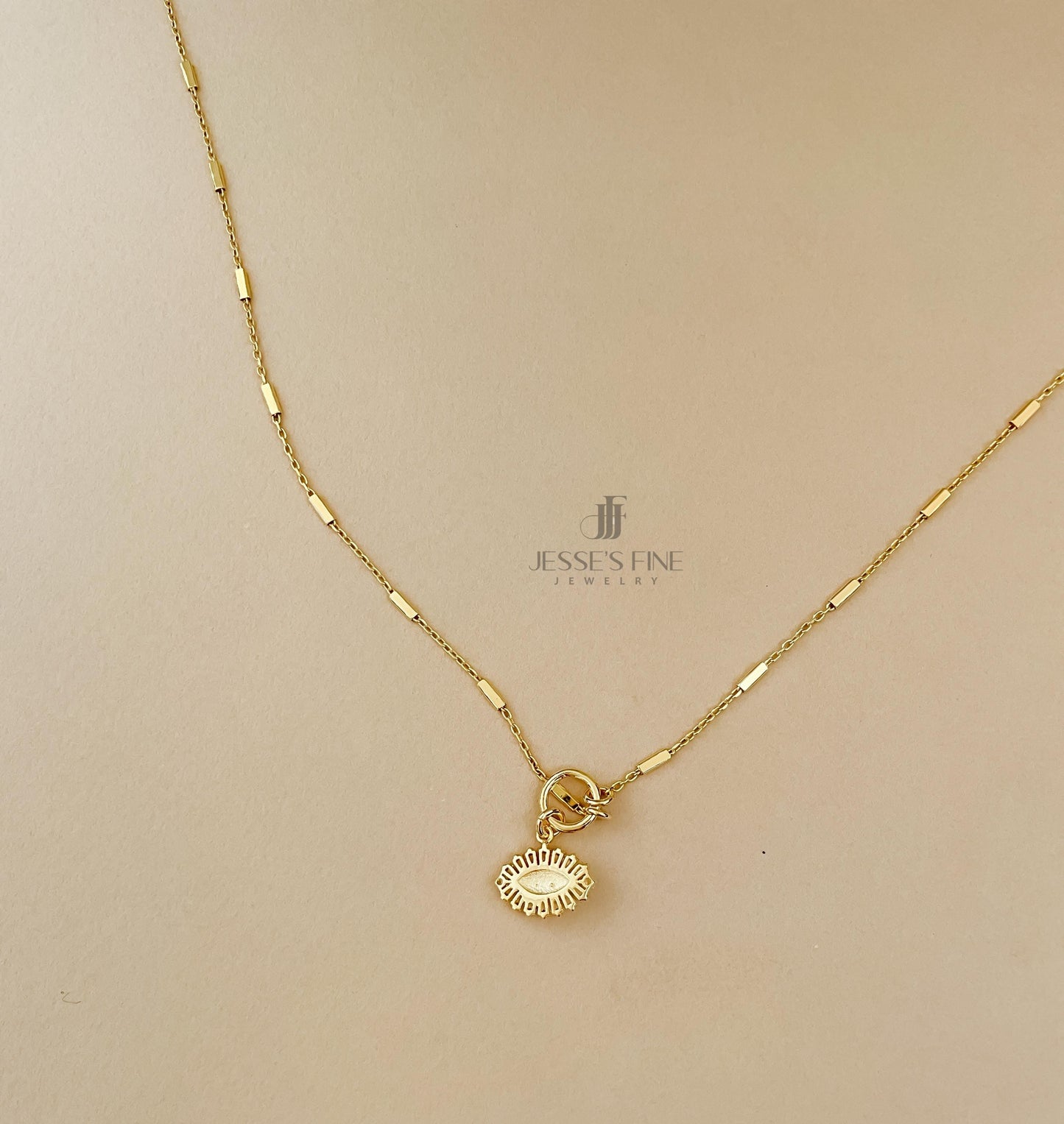 White evil eye necklace talisman white baguette CZ stone evil eye necklace dainty eye necklace for her protection evil eye amulet necklace