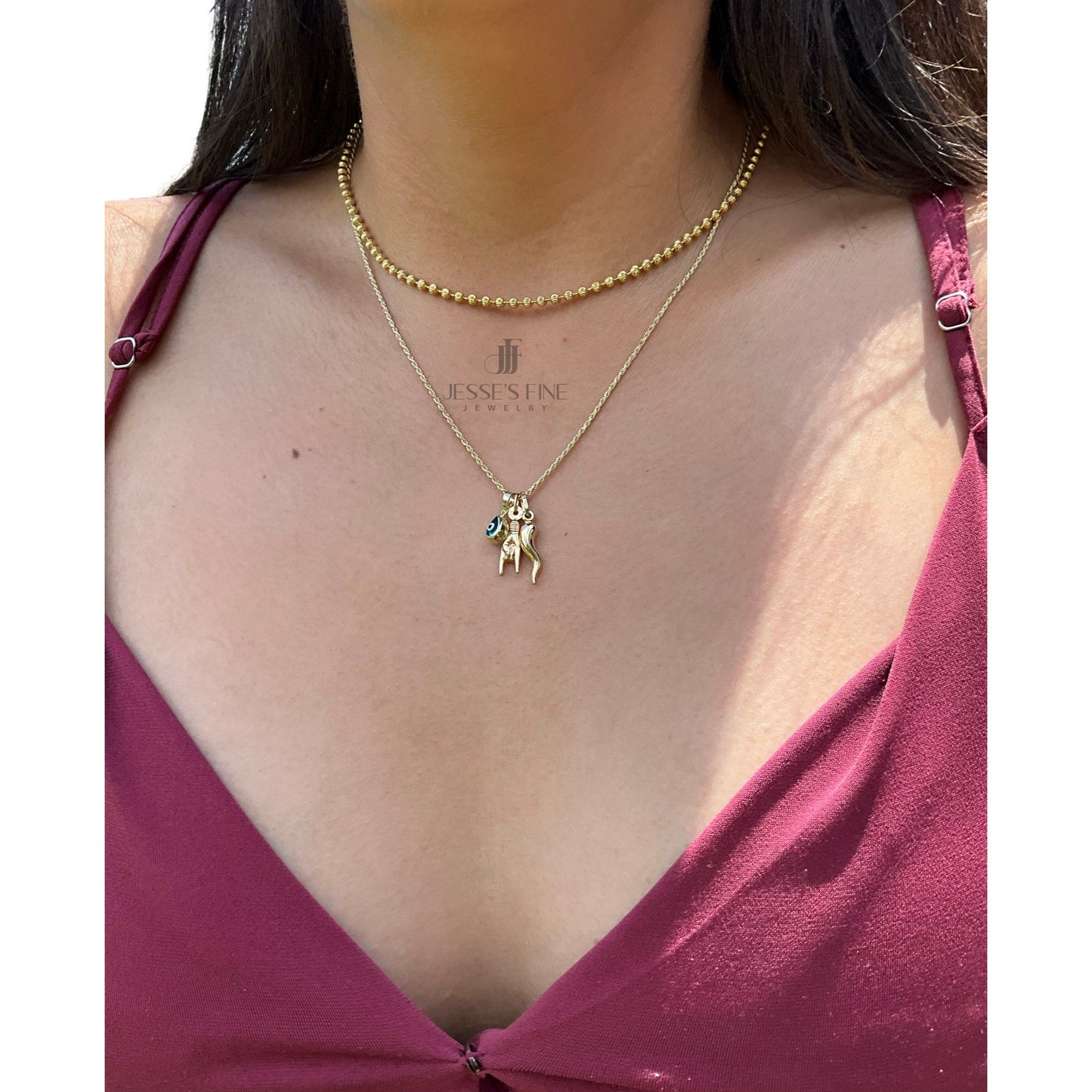 Dainty evil eye teardrop pendant with blue glass evil eye tiny teardrop pendant evil eye protection jewerly evil eye amulet gift for friend