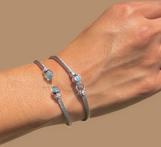Jaguar silver rope detail bangle bracelet gold and silver jaguar cuff gift for her panther cuff bangle gift for her bracelet for small wrist