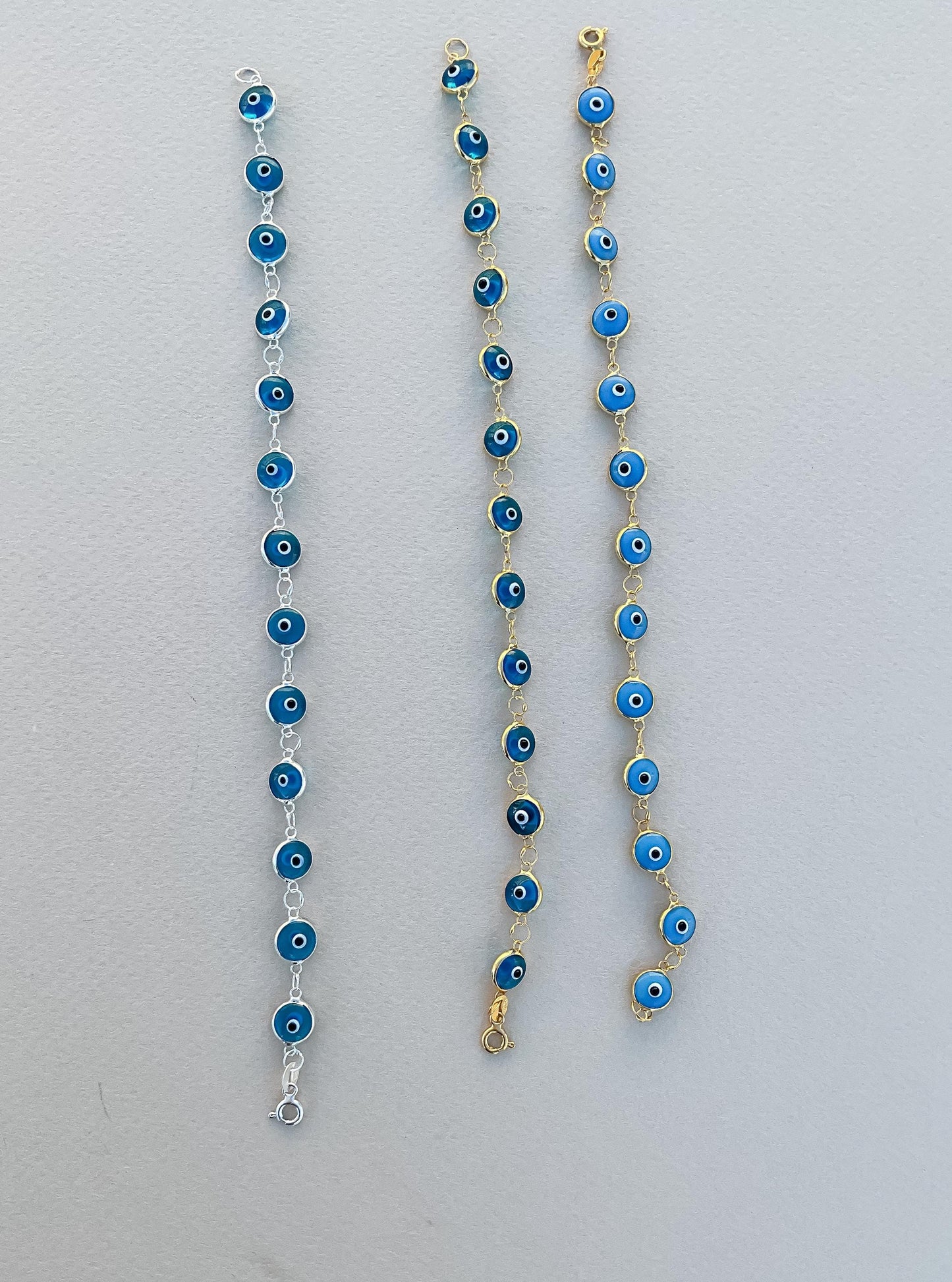 Tennis bracelet evil eye gold plated tennis turquoise evil eye bracelet light blue evil eye bracelet dark blue glass evil eye bezel bracelet