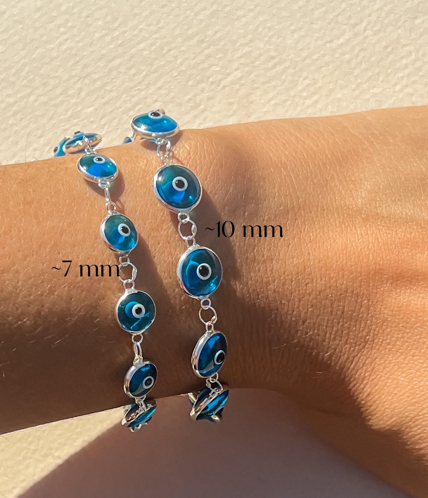 Silver Evil eye tennis bracelet all eyes tennis turquoise evil eye bracelet light blue evil eye bracelet protection evil eye bracelet gift