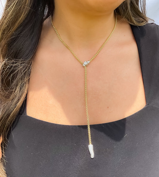 Jaguar biting Necklace cz Serpent Silver panther Jewelry leopard Statement Necklace Statement Jewelry Y necklace adjustable necklace gift