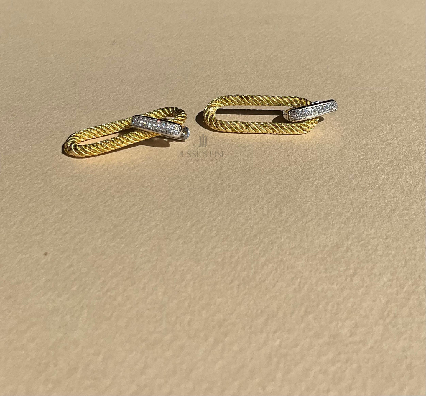 Two tone long hoop earrings mixed metal hoop earrings wedding earrings elegant long mixed metal earrings gold and silver long hoop earrings