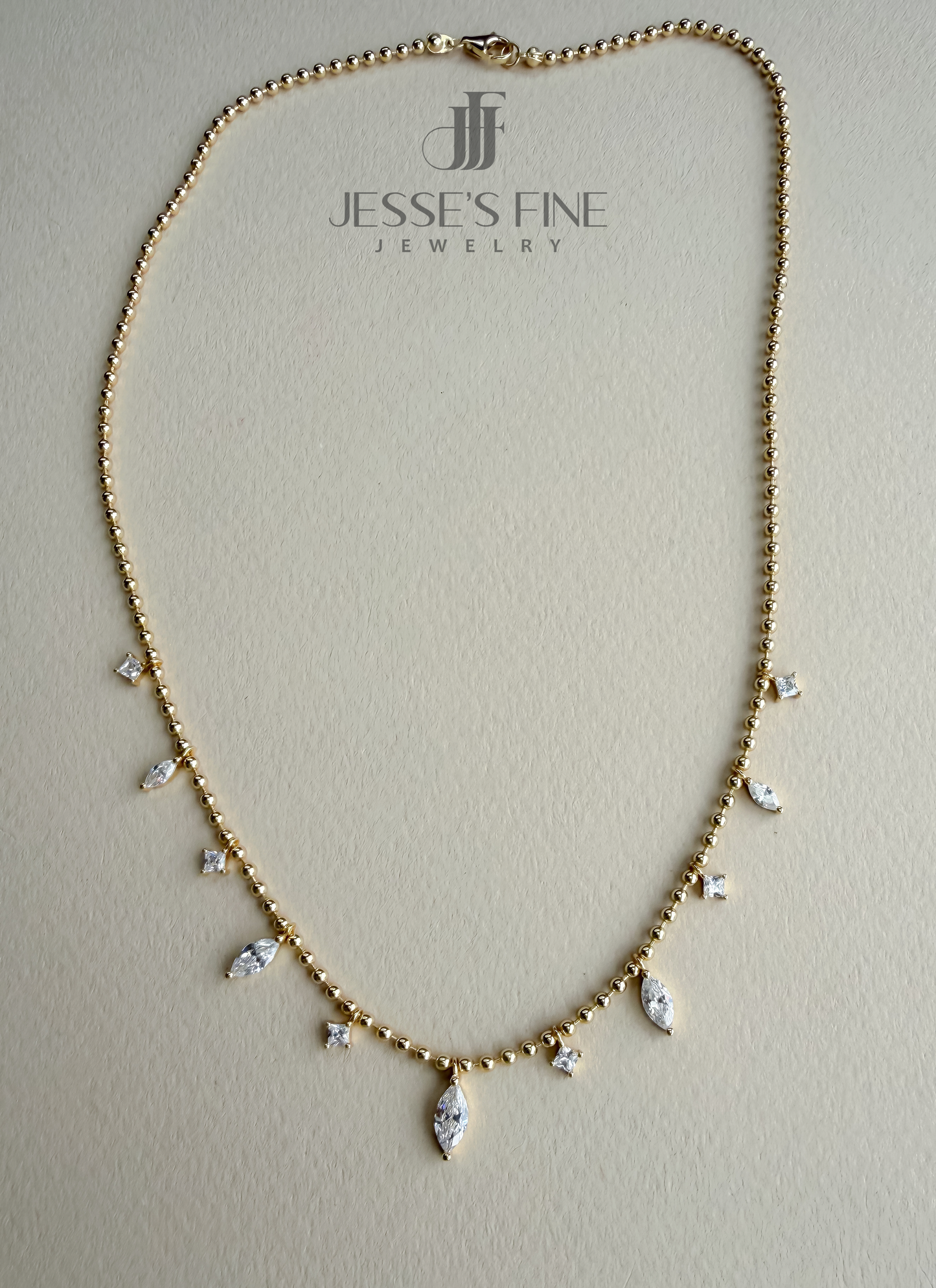 Marquise stone dangle drop necklace-mixed marquise stone layering necklace