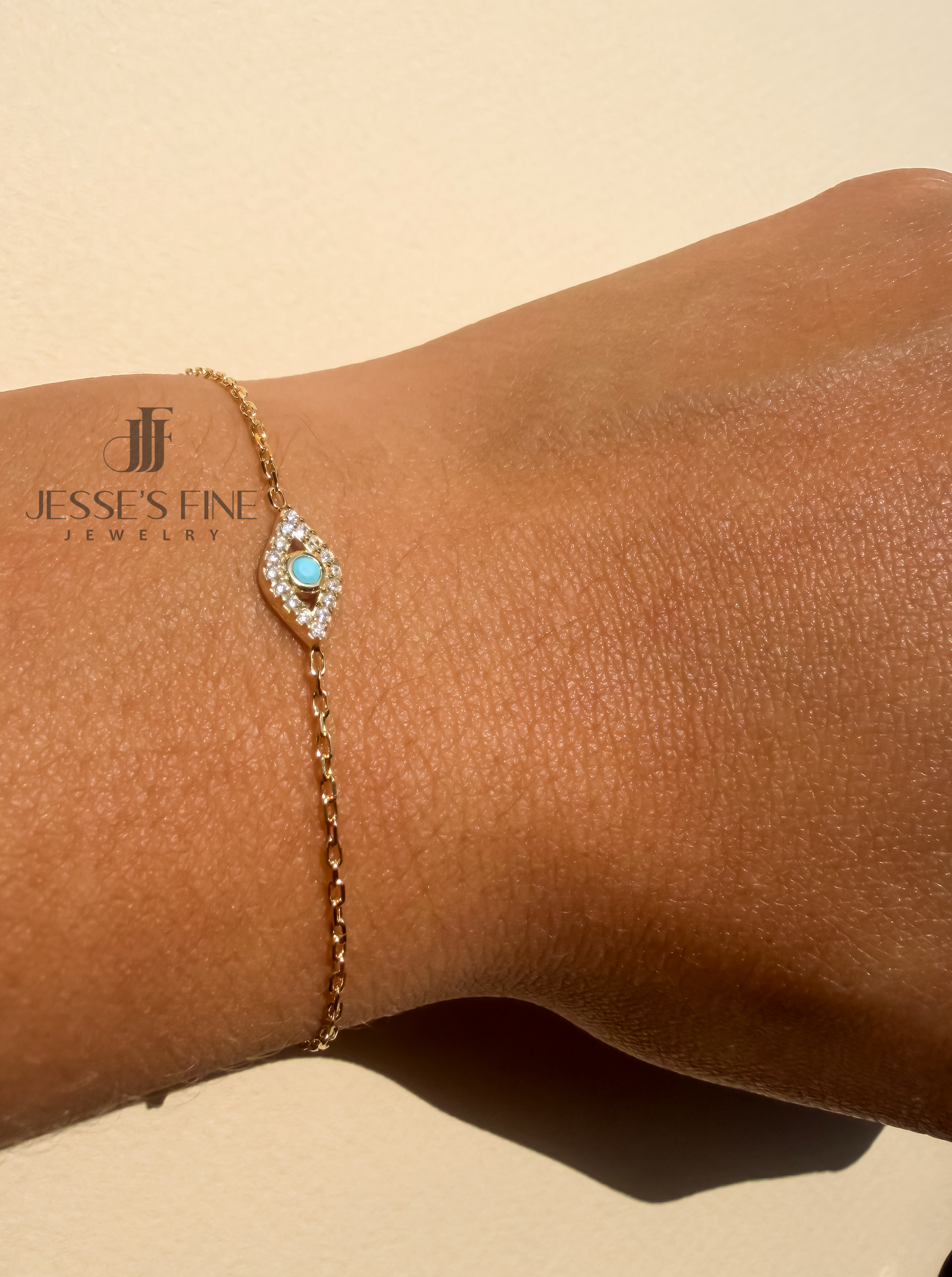 Turquoise evil eye bracelet for women dainty evil eye bracelet gold protection jewelry gift golf evil eye bracelet with turquoise CZ