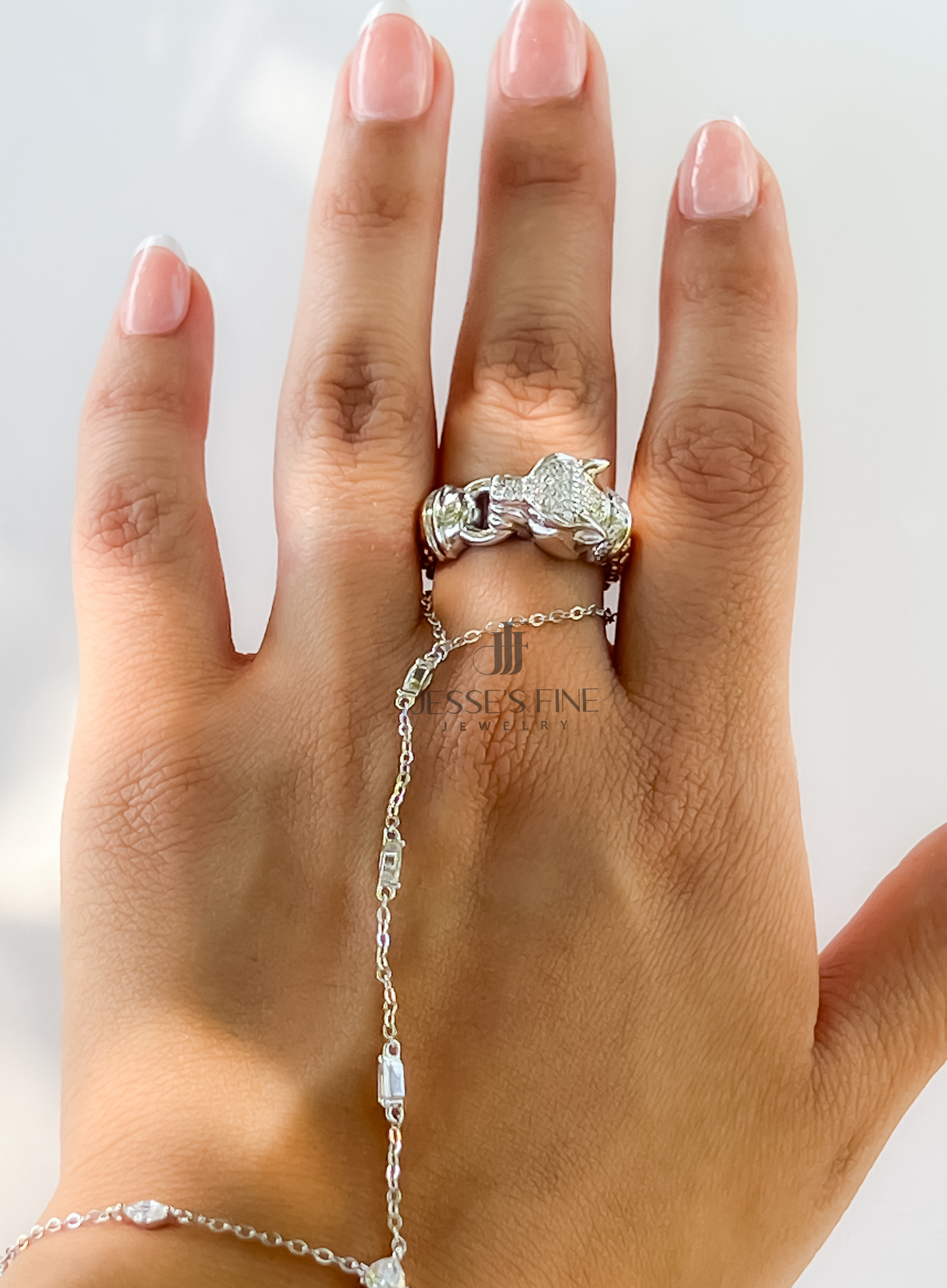 Jaguar statement ring gold jaguar rings cocktail jaguar ring silver panther statement chunky gold ring flexiable ring