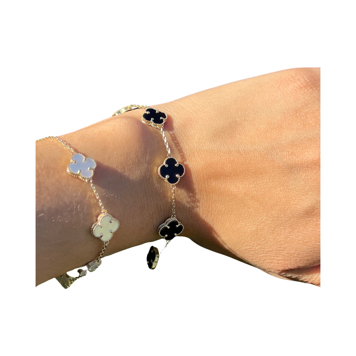 Clover bracelet 10k gold