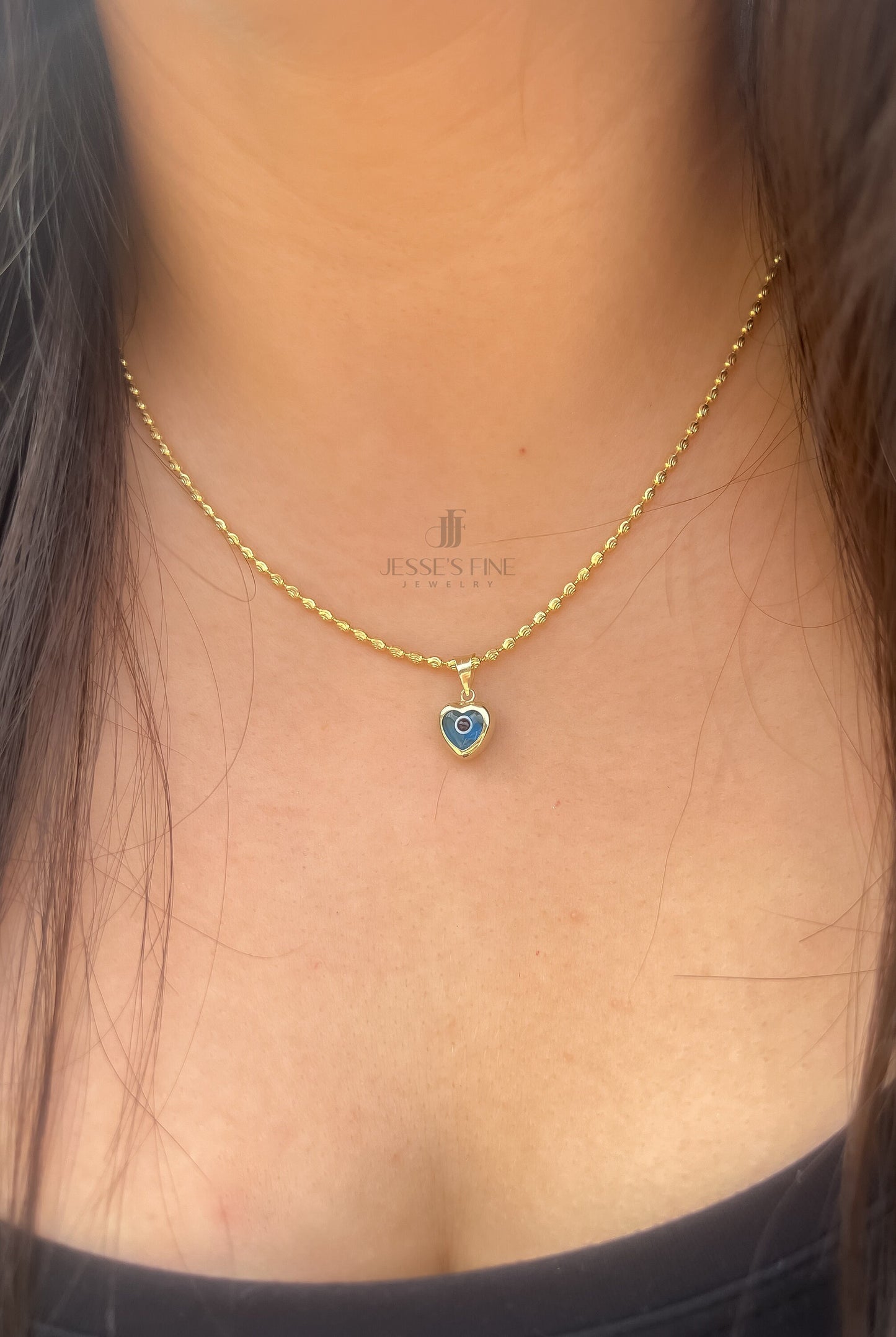 Heart evil eye pendant turquoise real 14k gold evil eye heart shaped charm pendant gift for friend protection evil eye charm amulet evil eye