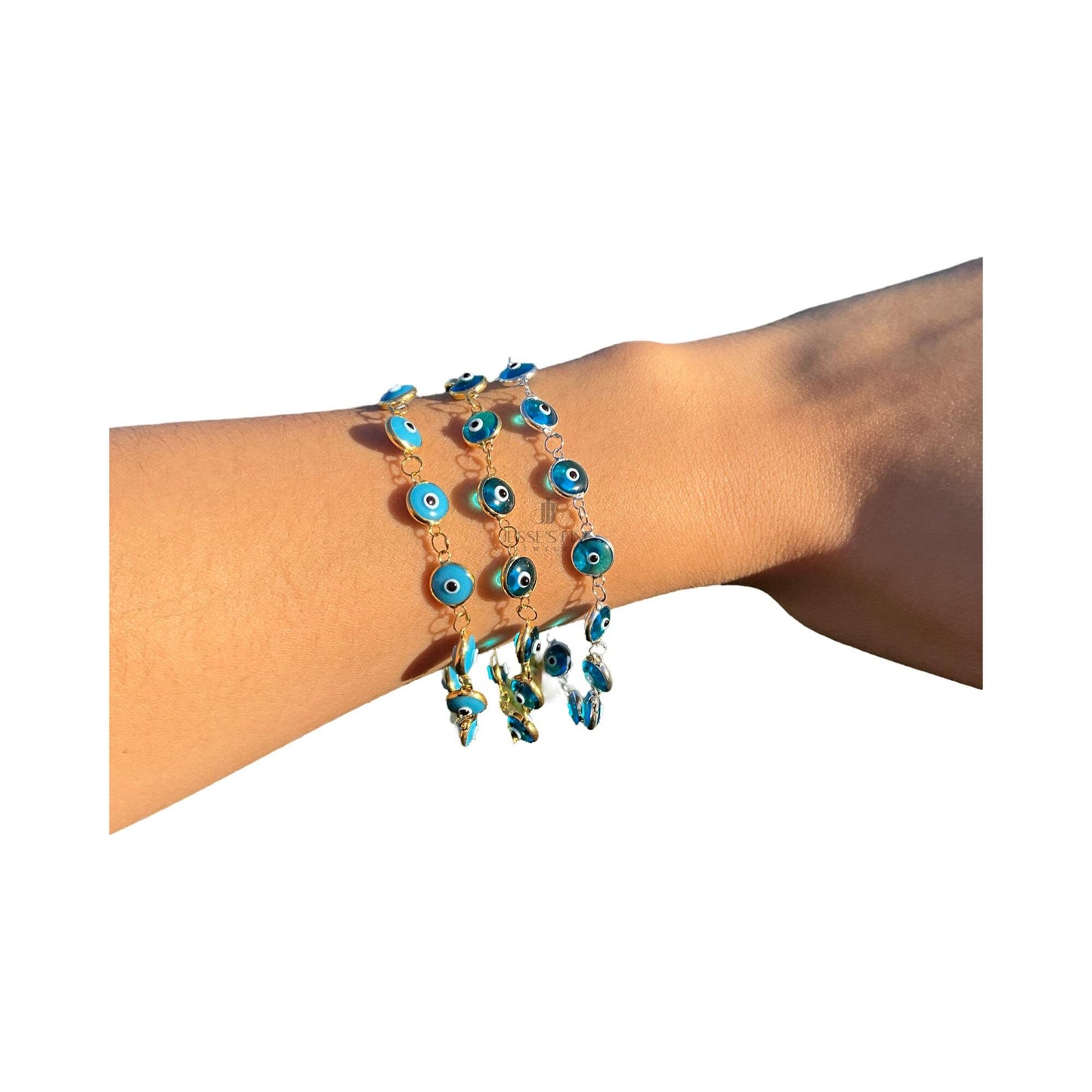 Tennis bracelet evil eye gold plated tennis turquoise evil eye bracelet light blue evil eye bracelet dark blue glass evil eye bezel bracelet