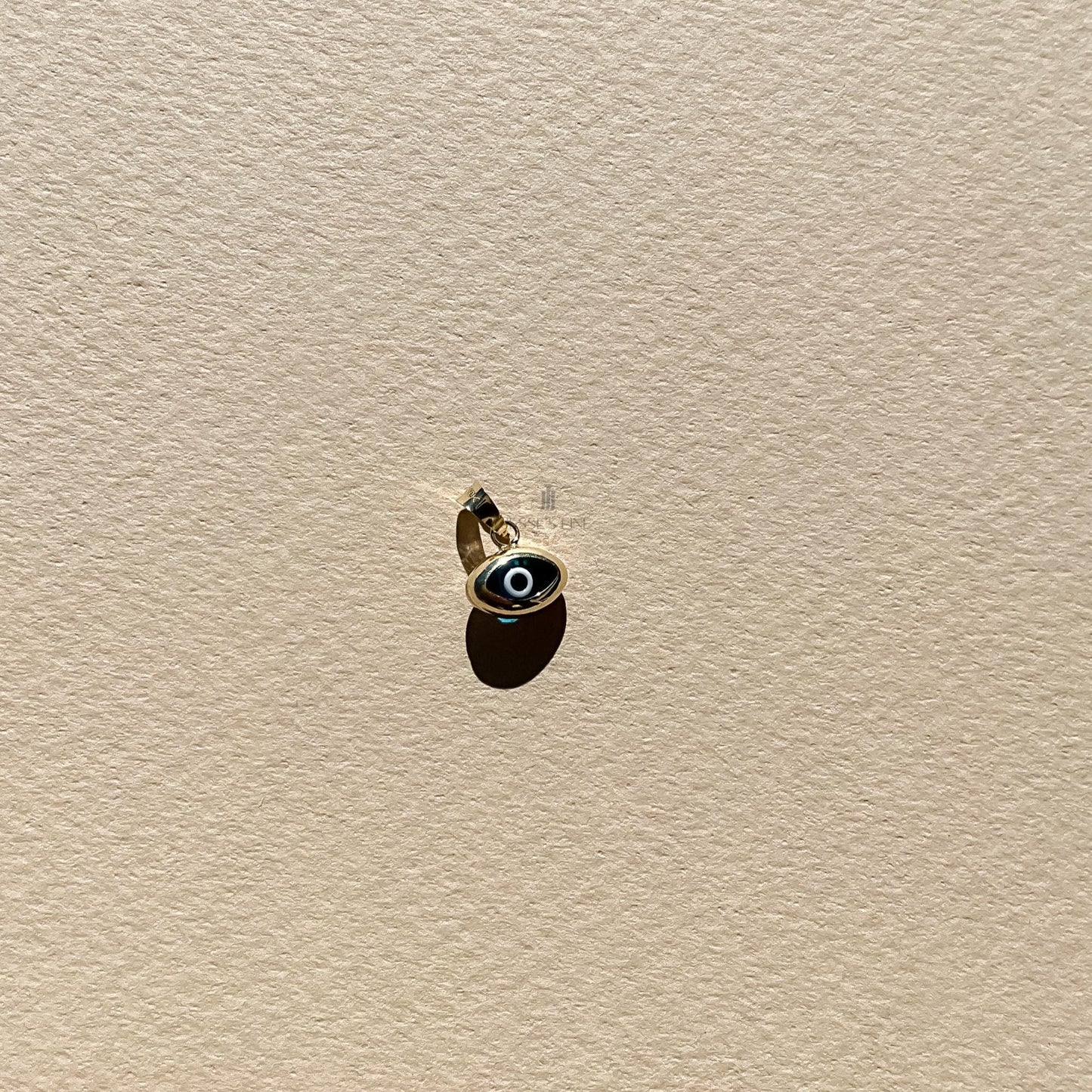 Dainty evil eye pendant mini evil eye pendant 10k gold mini evil eye pendant for her gift for friend amulet evil eye minimalist evil eye