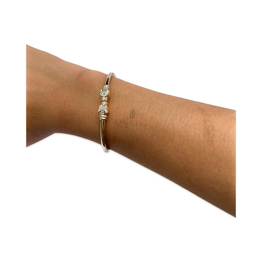 Double panther hinged cuff bracelet gold plated silver panther bangle gift for her gold panther cuff bangle gift for her unique jewlery