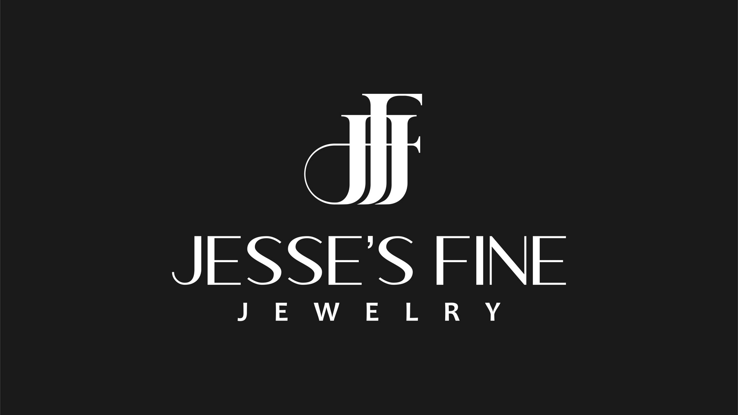 Jesse's Fine Jewelry logo on a black background